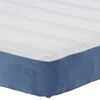 vidaXL Bed Mattress with Mattress Blue 160 x 200 cm Fabric