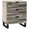 vidaXL Bedside Cabinet White 50 x 33 x 62 cm Engineered Wood
