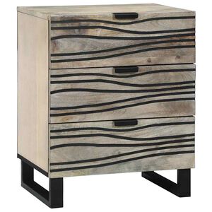 vidaXL Bedside Cabinet White 50 x 33 x 62 cm Engineered Wood