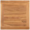 vidaXL Coffee Table Brown 45 x 45 x 36 cm Solid Teak Wood