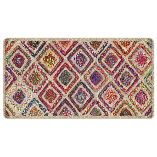 vidaXL Rug Washable Multicolour 80x150 cm Anti Slip