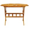 vidaXL 5 Piece Folding Garden Dining Set Solid Wood Acacia