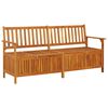 vidaXL Storage Bench 170 cm Solid Wood Acacia