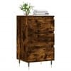 vidaXL Sideboard Smoked Oak 40x35x70 cm Engineered Wood