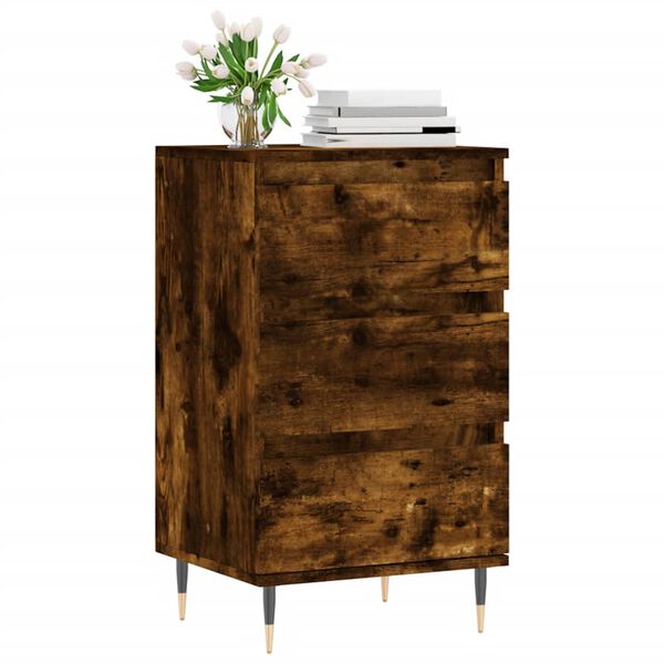vidaXL Sideboard Smoked Oak 40x35x70 cm Engineered Wood