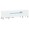 vidaXL LED TV Cabinet White Engineered Wood