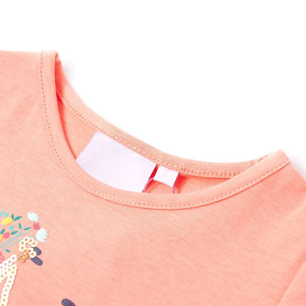 Kids' T-shirt Neon Coral 92