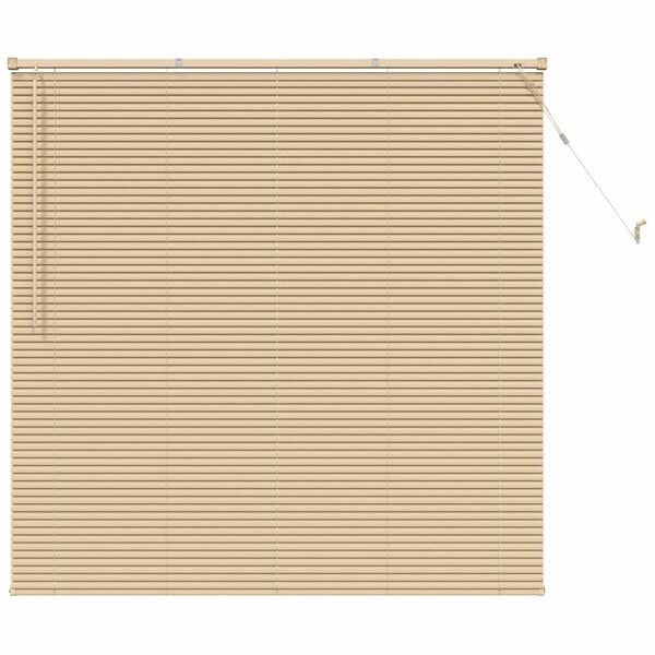 vidaXL Venetian Blind Light Brown with Pattern 150 x 140 cm PVC