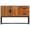 vidaXL Sideboard Brown 110x30x70 cm Solid Wood Acacia