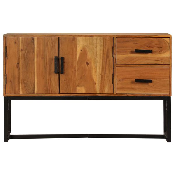 vidaXL Sideboard Brown 110x30x70 cm Solid Wood Acacia