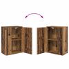 vidaXL TV Cabinet Set Wall-mounted 4 pcs Old Wood Engineered wood