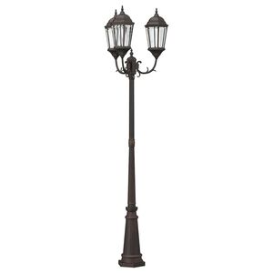 vidaXL Garden Light Bronze 235 cm Aluminium