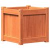vidaXL Garden Planters 2 pcs Wax Brown Solid Wood Pine