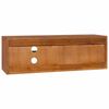 vidaXL Wall-mounted TV Cabinet 90x30x30 cm Solid Teak Wood