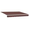 vidaXL Retractable Awning Manual Brown 250 x 200 cm Fabric