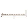 vidaXL Bed Frame without Mattress White 90x200 cm Solid Wood Pine