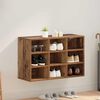 vidaXL Shoe Cabinet Old Wood 77.5 x 30 x 51 cm Engineered Wood