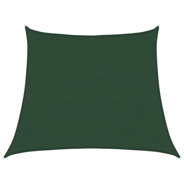 vidaXL Sunshade Sail 160 g/m² Dark Green 3/4x3 m HDPE