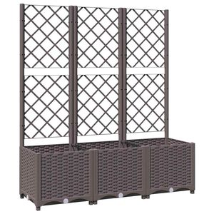 vidaXL Garden Brown 120 x 40 x 136 cm
