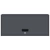 vidaXL Wall Cabinet for Garage with Gas-lift Door Anthracite
