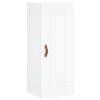 vidaXL Highboard White 34.5x34x180 cm Engineered Wood