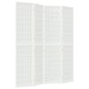 vidaXL Folding 4-Panel Room Divider Japanese Style 160x170 cm White