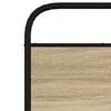 vidaXL Headboard Sonoma Oak 80 cm Steel and Engineered Wood