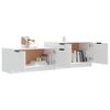 vidaXL TV Cabinet White 158.5x36x45 cm Engineered Wood