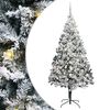 vidaXL Artificial Christmas Tree with 300 LEDs with Stand Green 210 cm