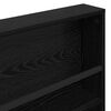 vidaXL Magazine Rack 2 pcs Black Oak 80 x 12 x 70 cm Engineered Wood