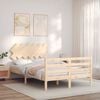 vidaXL Bed Frame without Mattress 120x200 cm Solid Wood