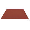 vidaXL Replacement Fabric for Awning Orange and Brown 6x3.5 m