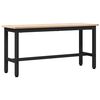 vidaXL Dining Benches 2 pcs Natural 100 x 32.5 x 49 cm Solid pine wood