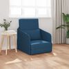 vidaXL Sofa Bed Blue 65 x 80 x 83 cm Velvet