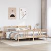 vidaXL Bed Frame with Headboard without Mattress 180x200 cm Super King