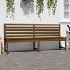 vidaXL Garden Bench Honey Brown 201.5 cm Solid Wood Pine