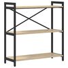 vidaXL Bookshelf 80 x 30 x 85 cm Engineered Wood Sonoma Oak
