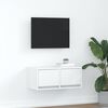 vidaXL TV Cabinet White 60x31x25,5 cm Engineered Wood