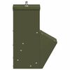vidaXL Chicken Feeder Olive Green 20 x 25 x35 cm Cold-Rolled Steel