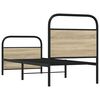 vidaXL Bed Frame Without Mattress 80x200 cm Sonoma Oak Engineered Wood