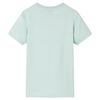 Kids' T-shirt with Stripes Light Mint 116
