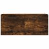 vidaXL Wall Cabinet Smoked Oak 80x36.5x35 cm Engineered Wood