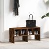 vidaXL Shoe Rack Stackable Smoked Oak 89.5x30x40 cm