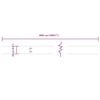vidaXL Lawn Edgings 50 pcs 10x103 cm Flexible Corten steel