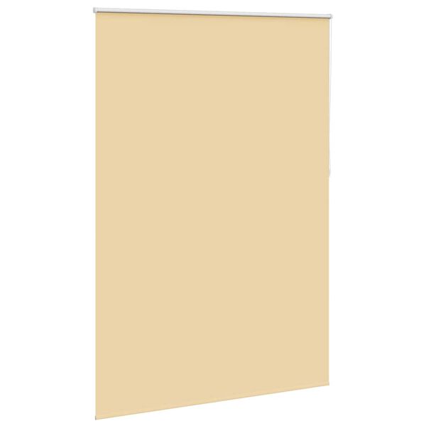vidaXL Roller blind blackout 144.4x230 cm Fabric Width 140 cm beige