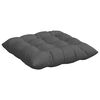 vidaXL Seat Cushions 2 pcs Dark Grey 40 x 40 x 6 cm Fabric