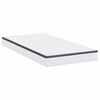 vidaXL Mattress White and Grey 90 x 190 cm Bonell Spring