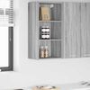 vidaXL Hanging Cabinet Grey Sonoma 40 x 29.5 x 80 cm Engineered Wood