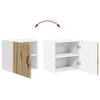 vidaXL Kitchen Cabinet 2 pcs Artisan Oak 40 x 31 x 40 cm