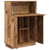 vidaXL Desk with Shelf Old Wood 71.5 x 31.5 x 106.5 cm Engineered Wood